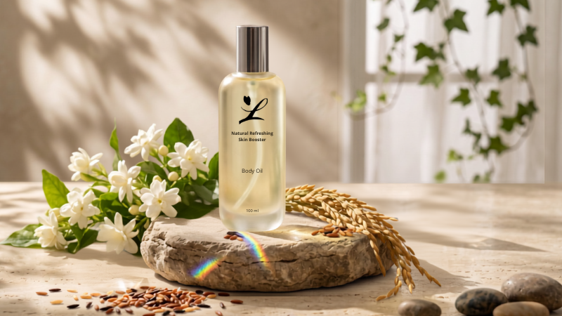 LADAZ lightweight hydrating body oil 100ml horizontal