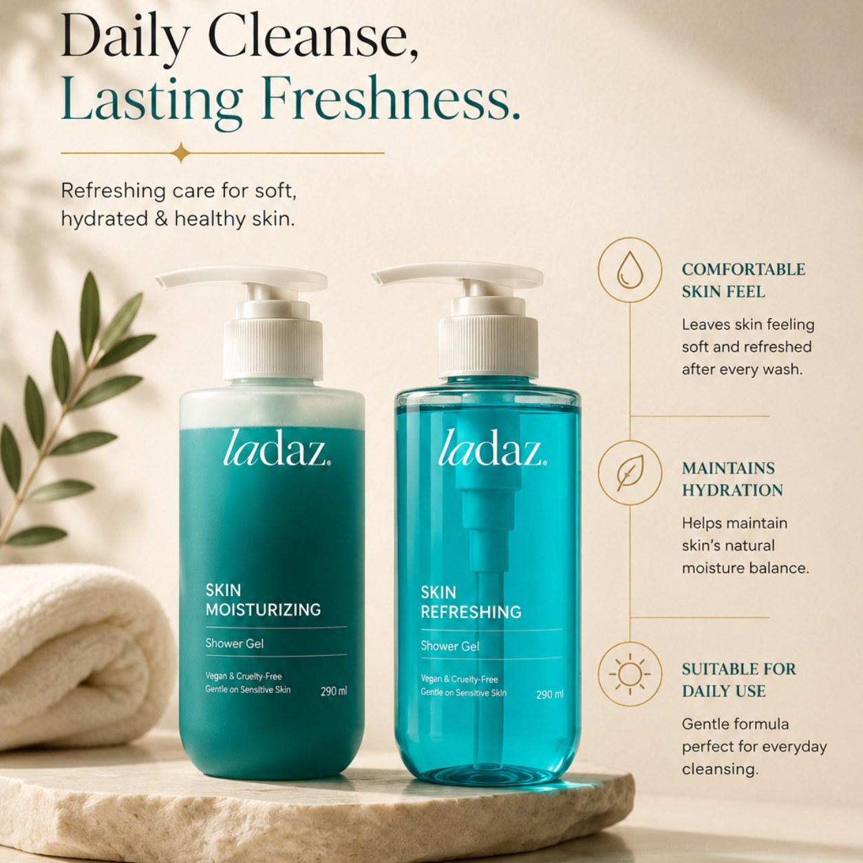 Moisturizing Shower Gel (290ml)