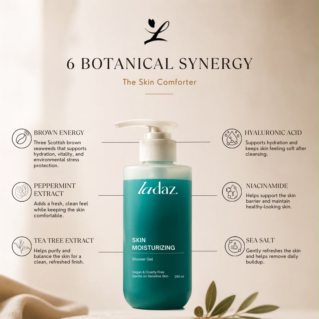 Moisturizing Shower Gel (290ml)